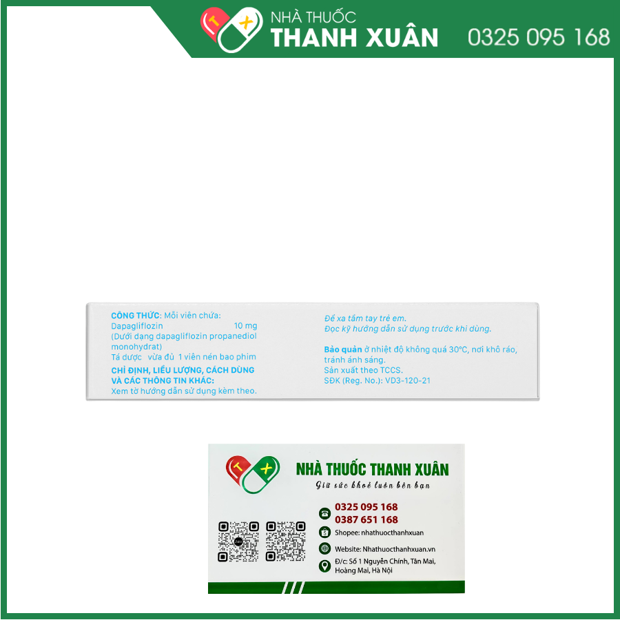 Nady-Dapag 10 điều trị đái tháo đường tuýp 2
